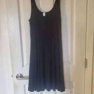 Old Navy Basic Black Midi Dress